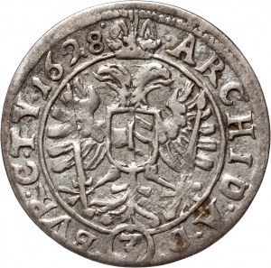 Rakúsko, Ferdinand II, 3 krajcary 1628, Viedeň