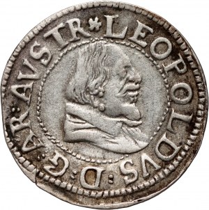 Austria, Leopoldo V, 3 krajcars senza data (1619-1625)