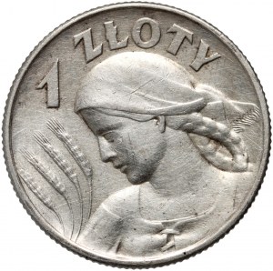 II RP, 1 zloty 1925, Londra, Harvester