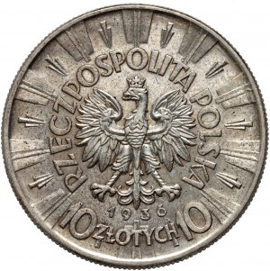 II RP, 10 zlotys 1936, Varsovie, Józef Piłsudski