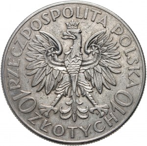 II RP, 10 zlotys 1933, Varsovie, Jan III Sobieski