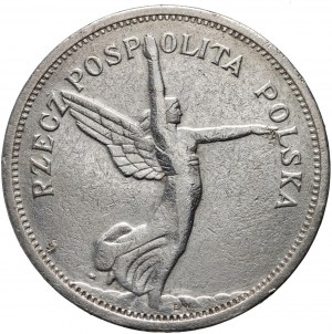 II RP, 5 zl. 1928, Niké, so značkou mincovne