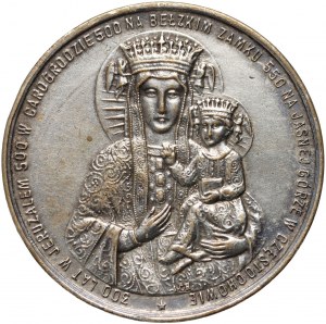 II RP, Medal, 550-lecie Obrazu Matki Bożej Częstochowskiej, 1932, Warszawa