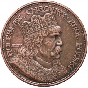 II RP, Medaglia del 1924, 900° anniversario dell'incoronazione di Bolesław Chrobry,