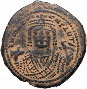 Byzanz, Mauritius Tiberius 582-602, Follis, Antiochia