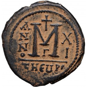 Bizancjum, Maurycy Tyberiusz 582-602, follis, Antiochia