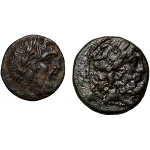 Řecko, Malá Asie, soubor 2 bronzů, 2. až 1. století př. n. l.