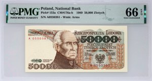 PRL, 50000 zloty 1.12.1989, serie A