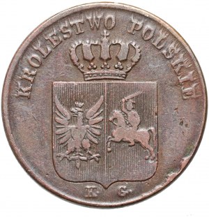 Insurrection de novembre, 3 grosze 1831 KG, Varsovie