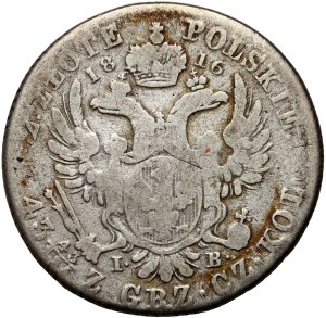 Kongresové kráľovstvo, Alexander I, 2 zloty 1816 IB, Varšava