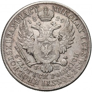 Kongress Königreich, Nikolaus I., 5 Zloty 1829 FH, Warschau