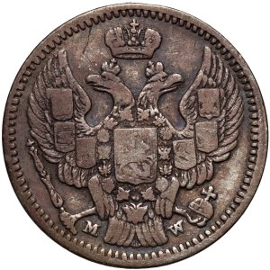 Partizione russa, Nicola I, 20 copechi = 40 grosze 1850 MW, Varsavia