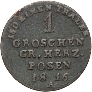 Granducato di Posen, centesimo 1816 A, Berlino