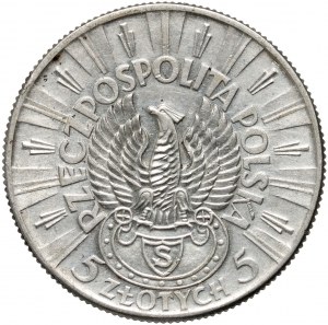 II RP, 5 zloty 1934, Varsavia, Józef Piłsudski, Aquila Strzelecki