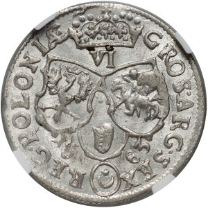 Johannes III. Sobieski, Sechserpenny 1683 TLB, Bromberg (Bydgoszcz)