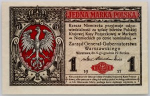 Generalne Gubernatorstwo, 1 marka polska 9.12.1916, Generał, seria B