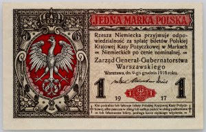 Governo generale, 1 marco polacco 9.12.1916, Generale, serie B