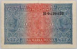 Všeobecná vláda, 1 poľská marka 9.12.1916, Všeobecná, séria B