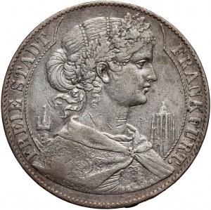 Allemagne, Francfort, thaler 1858