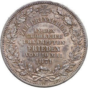 Germany, Bremen, Thaler 1871 B, Hannover, Victory over France