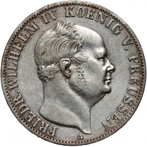 Allemagne, Prusse, Friedrich Wilhelm IV, thaler 1856 A, Berlin