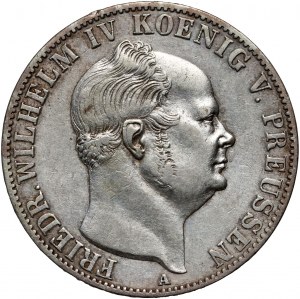 Germany, Prussia, Frederick William IV, Thaler 1856 A, Berlin