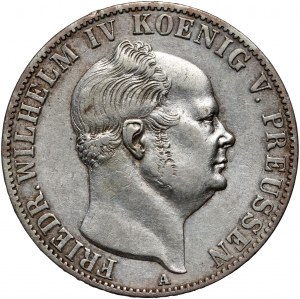 Allemagne, Prusse, Friedrich Wilhelm IV, thaler 1856 A, Berlin