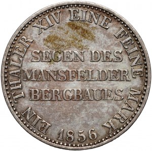 Německo, Prusko, Friedrich Wilhelm IV, tolar 1856 A, Berlín