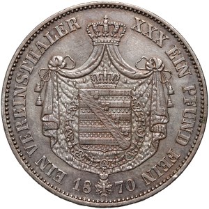 Allemagne, Saxe-Weimar-Eisenach, Karl Alexander, thaler 1870 A, Berlin