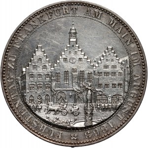 Germany, Frankfurt, Commemorative Thaler 1863, Fürstentag