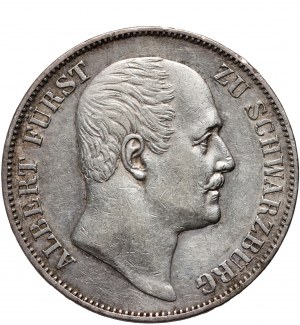 Allemagne, Schwarzburg-Rudolstadt, Albert, thaler 1867