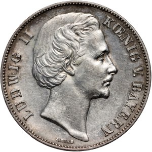 Allemagne, Bavière, Louis II, thaler 1871, Munich