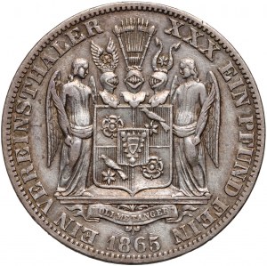 Niemcy, Schaumburg-Lippe, Adolf Jerzy, talar 1865 B, Hanower