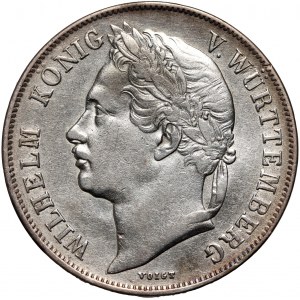Allemagne, Württemberg, Wilhelm I, 1 florin 1841