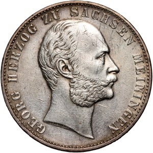 Deutschland, Sachsen-Meiningen, Georg II, Taler 1867