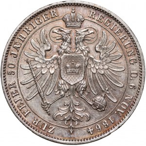 Germany, Schwarzburg-Rudolstadt, Friedrich Günther II, Thaler 1864, 50th Anniversary of Reign
