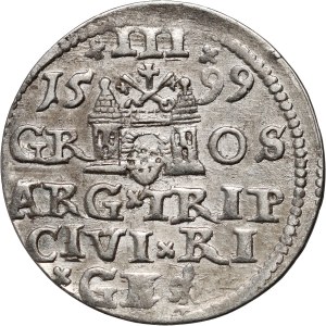 Sigismondo III Vasa, trojak 1599, Riga