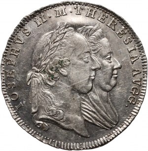 Halič a Lodomerie, stříbrný žeton z roku 1773, připojení Haliče a Lodomerie k Rakousku