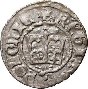 Kazimierz IV Jagiellończyk 1446-1492, halber Pfennig ohne Datum, Krakau