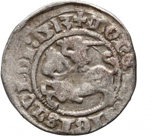 Sigismond Ier le Vieux, demi-penny lituanien 1513, Vilnius - date complète - rare !