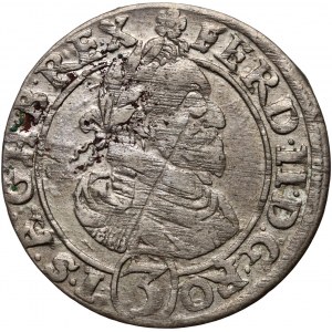 Silesia, Ferdinand II, 3 Kreuzer 1626 HR, Wrocław