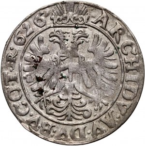 Slesia, dominio asburgico, Ferdinando II, 3 Krajcary 1626 HR, Wrocław