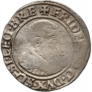 Sliezsko, Legnicko-brzeské kniežatstvo, Fridrich II., penny 1542, Brzeg