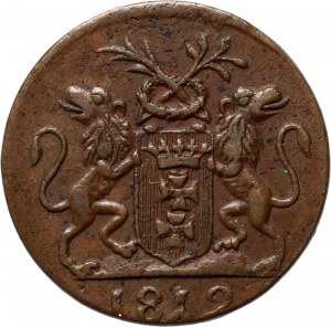 Freie Stadt Danzig, Pfennig 1812 M, Danzig