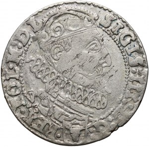 Sigismondo III Vasa, sei penny 1627, Cracovia