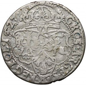 Sigismondo III Vasa, sei penny 1627, Cracovia