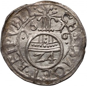 Poméranie, Philippe II, penny (1/24 thaler) 1616, Szczecin