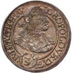 Silesia under the rule of the Habsburgs, Leopold I, 3 Kreuzer 1670 SHS, Wrocław