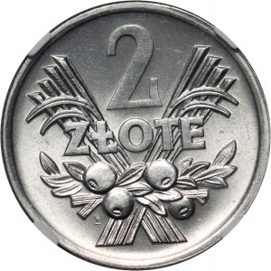 PRL, 2 złote 1971, Warszawa, Jagody