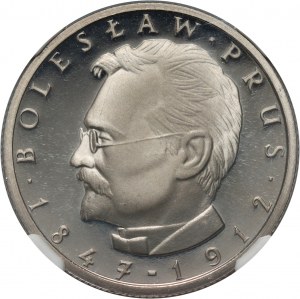 PRL, 10 zlotých 1982, Boleslav Prus, zrkadlová známka